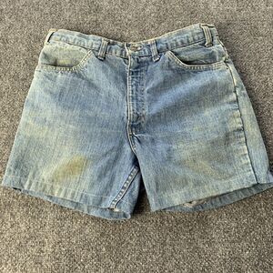 Vintage Levi’s Women’s Jean Denim Shorts Orange Tab High Rise Size 31